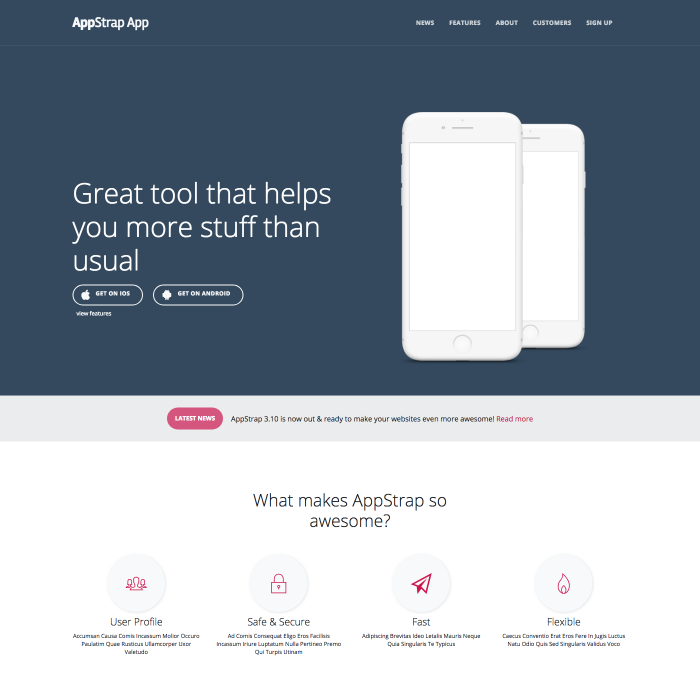 index-app-landing page thumbnail